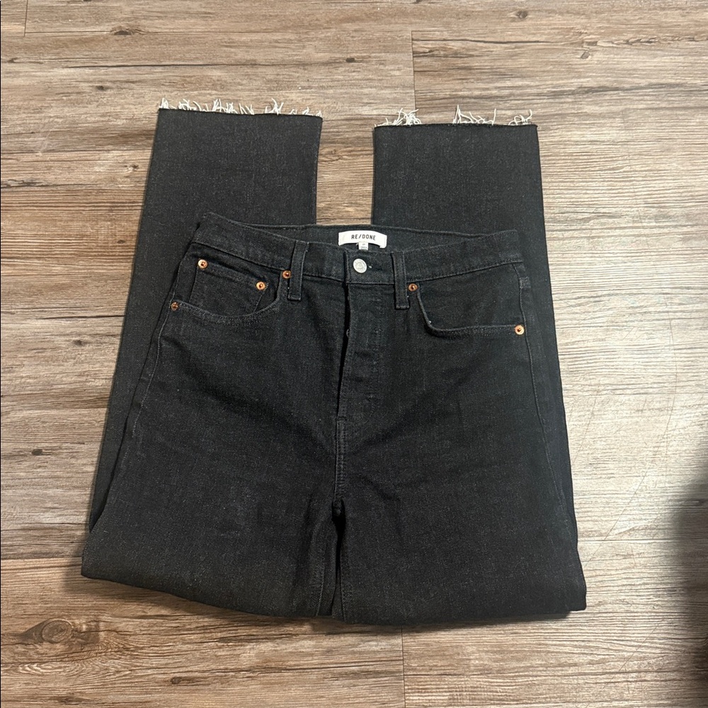 Re/Done Black Denim Jeans